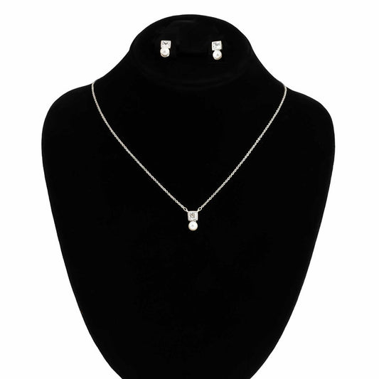 SILVER PENDENT SET J42957